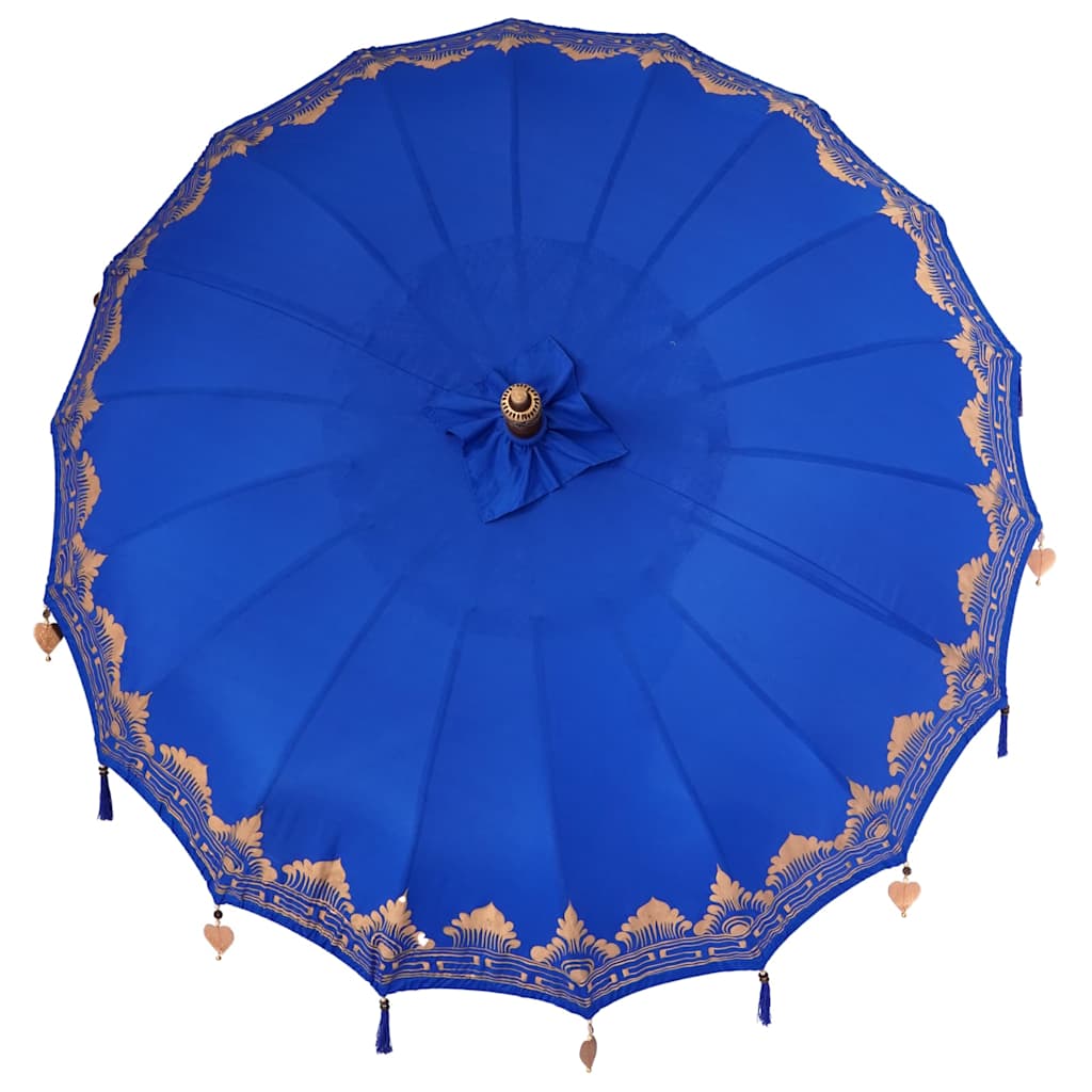 Balinesisk Parasol Blå 215 x 215 x 260 cm