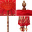 Balinesisk Parasol Rød 185 x 185 x 260 cm