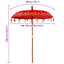 Balinesisk Parasol Rød 185 x 185 x 260 cm
