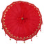 Balinesisk Parasol Rød 185 x 185 x 260 cm