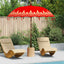 Balinesisk Parasol Rød 215 x 215 x 260 cm