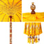 Balinesisk Parasol Gul 185 x 185 x 260 cm