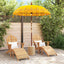 Balinesisk Parasol Gul 185 x 185 x 260 cm