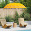 Balinesisk Parasol Gul 215 x 215 x 260 cm