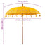 Balinesisk Parasol Gul 215 x 215 x 260 cm