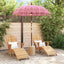 Balinesisk Parasol Lyserød 185 x 185 x 260 cm