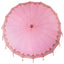 Balinesisk Parasol Lyserød 215 x 215 x 260 cm