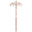 Balinesisk Parasol Creme 125 x 125 x 260 cm