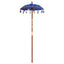Balinesisk Parasol Blå 125 x 125 x 260 cm