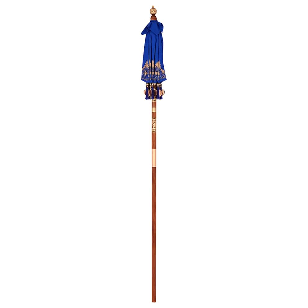 Balinesisk Parasol Blå 125 x 125 x 260 cm
