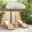 Makrame Parasol Creme 190 x 190 x 260 cm