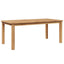 Sofabord Brun 110 x 55 x 45 cm Massiv Teaktræ