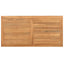 Sofabord Brun 110 x 55 x 45 cm Massiv Teaktræ