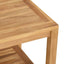 Sofabord med opbevaring Brun 45 x 45 x 45 cm Massiv Teaktræ