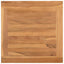 Sofabord med opbevaring Brun 45 x 45 x 45 cm Massiv Teaktræ