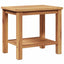 Sofabord med opbevaring Brun 50 x 35 x 45 cm Massiv Teaktræ