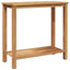 Konsolbord med opbevaring Brun 80 x 35 x 75 cm Massiv Teaktræ