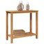 Konsolbord med opbevaring Brun 80 x 35 x 75 cm Massiv Teaktræ
