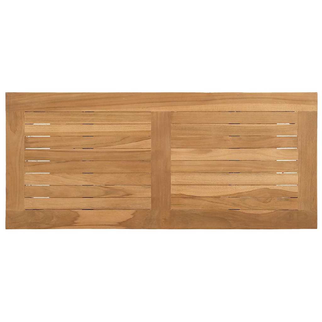 Konsolbord med opbevaring Brun 80 x 35 x 75 cm Massiv Teaktræ