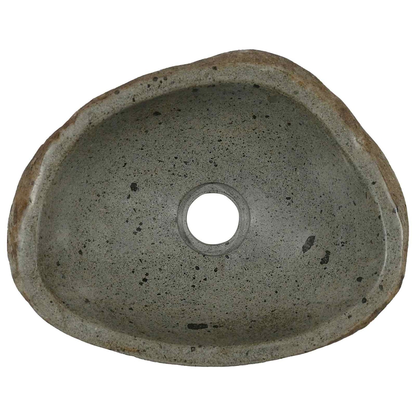 Flodstensbassin Lysegrå (30-37) x (25-30) x 12 cm River Stone