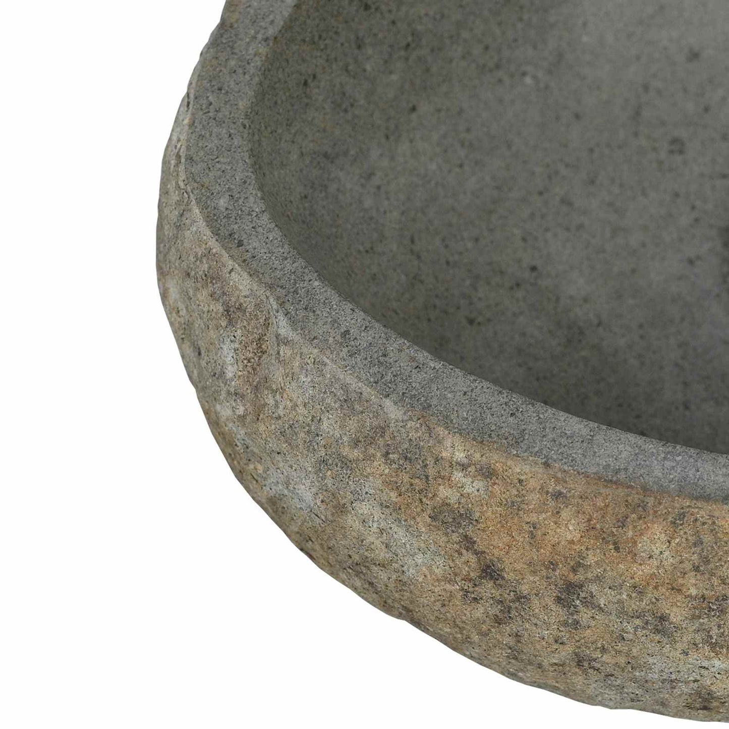 Flodstensbassin Lysegrå 45 x 35 x 15 cm River Stone