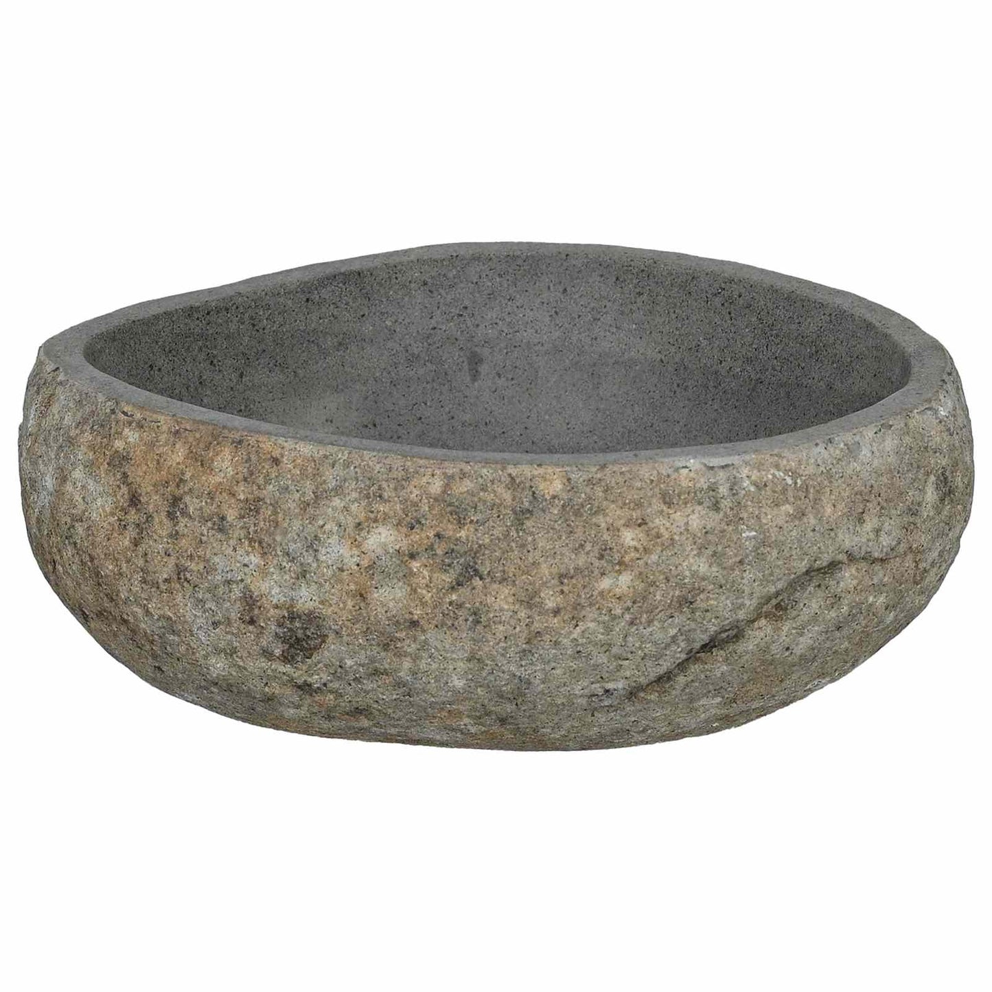 Flodstensbassin Lysegrå 45 x 35 x 15 cm River Stone