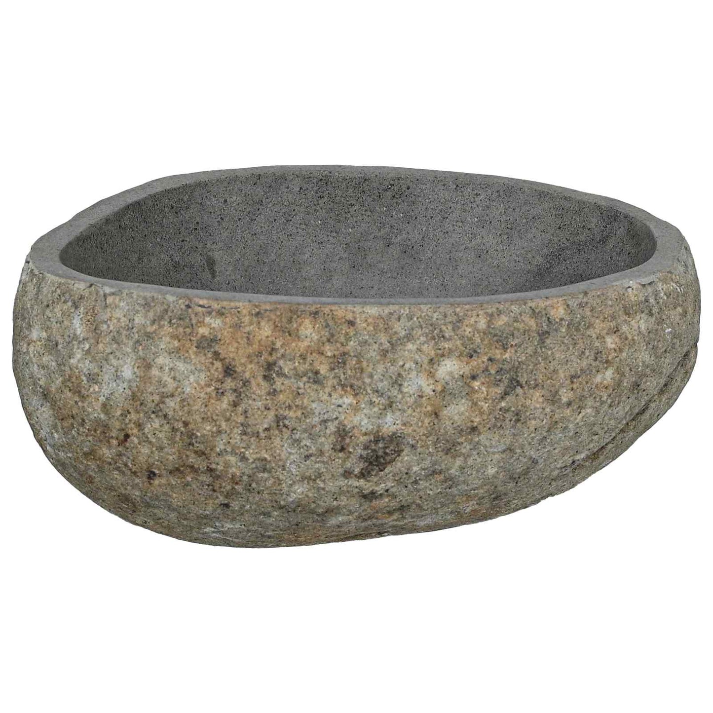 Flodstensbassin Lysegrå 45 x 35 x 15 cm River Stone