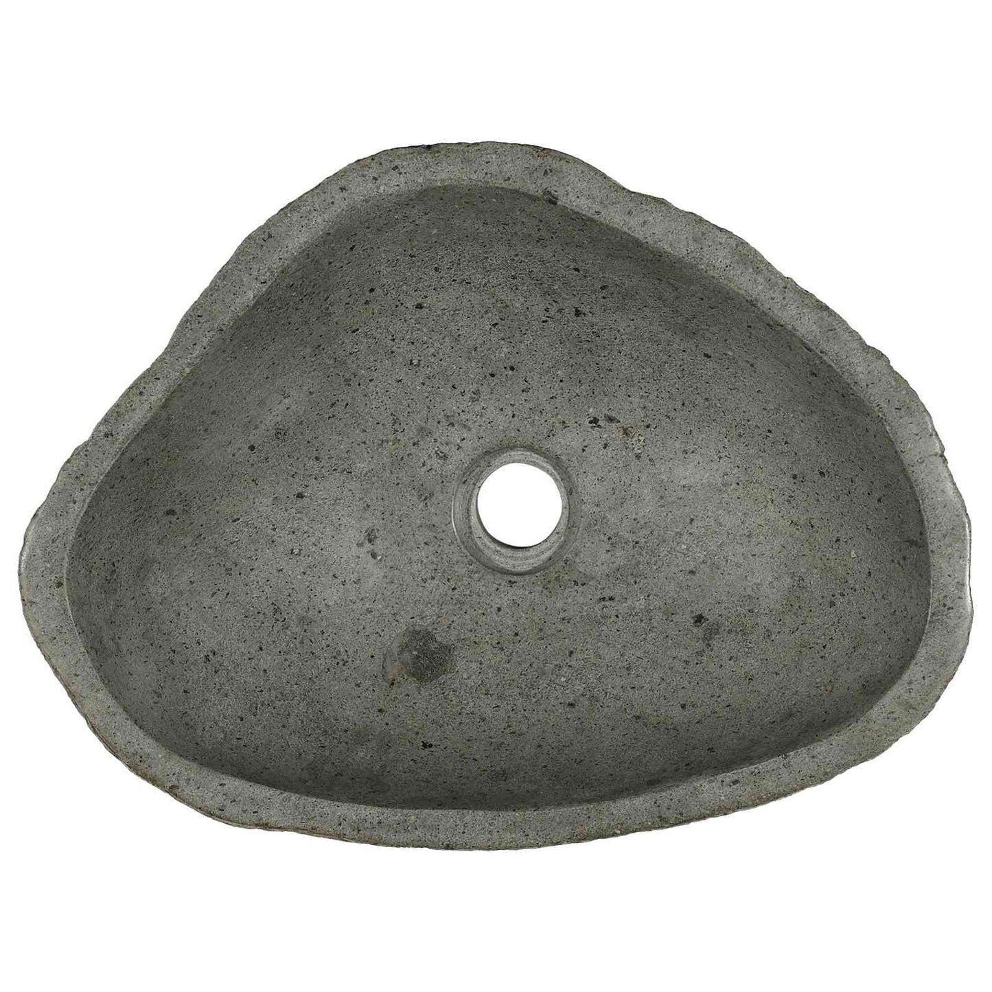 Flodstensbassin Lysegrå 52 x 40 x 15 cm River Stone