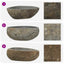 Flodstensbassin Lysegrå 52 x 40 x 15 cm River Stone
