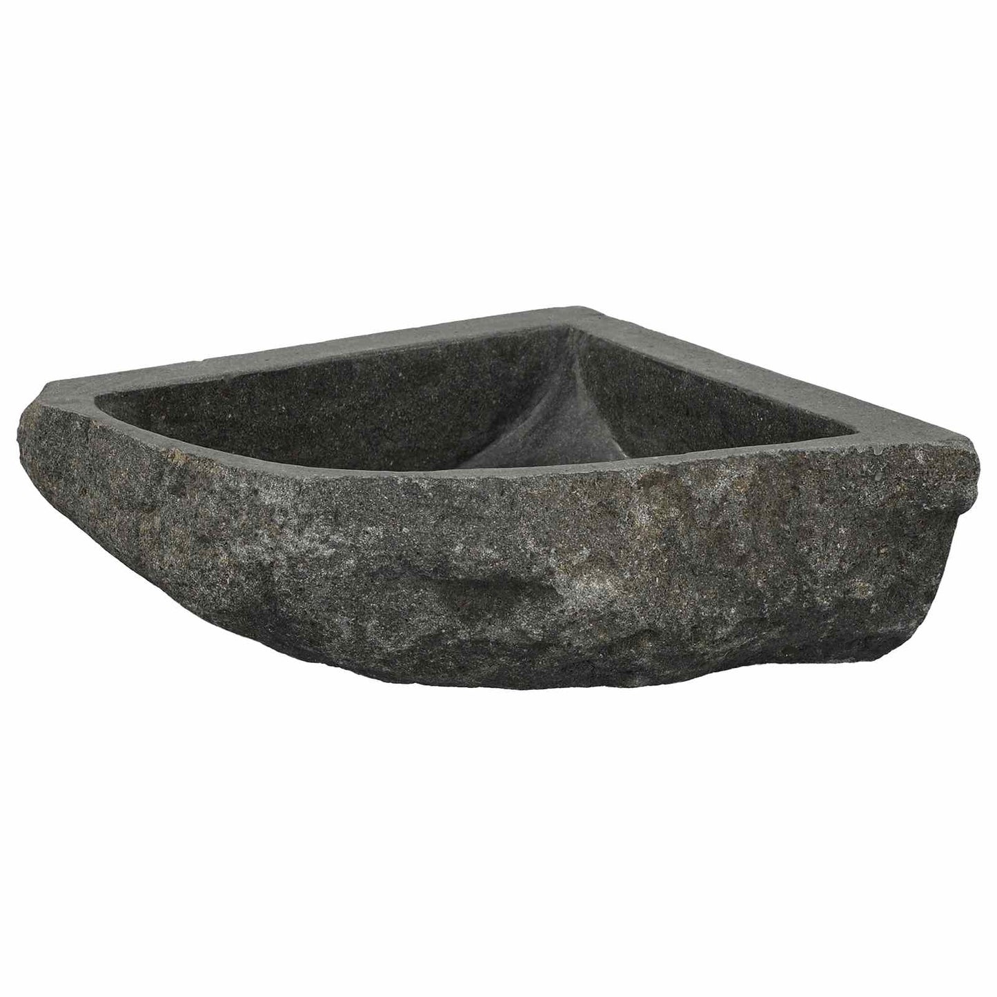 Vask Grå (30-37) x (30-37) x 12 cm Flodsten