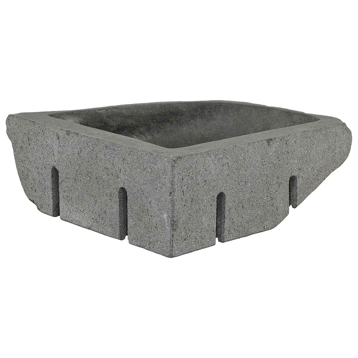 Vask Grå (30-37) x (30-37) x 12 cm Flodsten