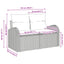 Havemøbelsofa Sort 124 x 62 x 85cm polyrattan
