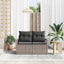 Havemøbelsofa med pude 120 x 62 x 69 cm polyrattan