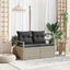 Havemøbelsofa med pude 120 x 62 x 69 cm polyrattan