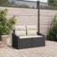 Havemøbelsofa med pude 123 x 62 x 69 cm polyrattan