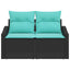 Havemøbelsofa Grå 123 x 62 x 69cm polyrattan