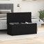 Opbevaringskasse Sort eg 102 x 35 x 35 cm Konstrueret træ