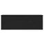 Opbevaringskasse Sort eg 102 x 35 x 35 cm Konstrueret træ