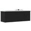 Opbevaringskasse Sort eg 102 x 35 x 35 cm Konstrueret træ