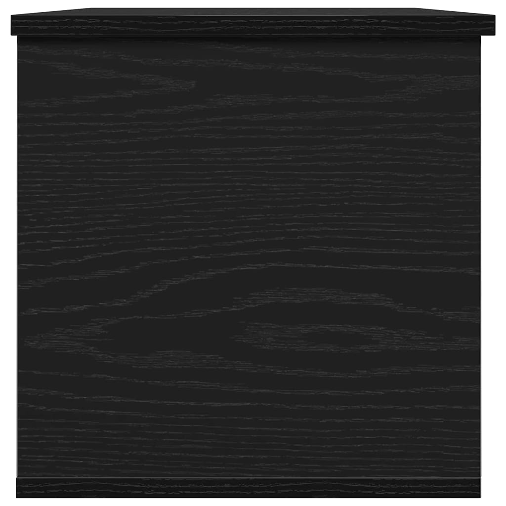 Opbevaringskasse Sort eg 102 x 35 x 35 cm Konstrueret træ