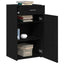 Sideboard med skuffe Sort eg 50 x 42,5 x 93 cm