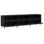 TV-skab Sort eg 150 x 30 x 45 cm Konstrueret træ