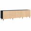 TV-skab Sort eg 150 x 30 x 45 cm Konstrueret træ