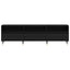 TV-skab Sort eg 150 x 30 x 45 cm Konstrueret træ
