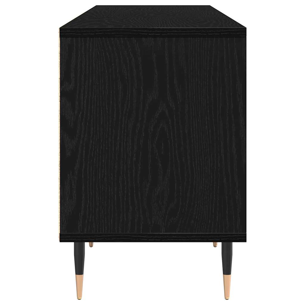 TV-skab Sort eg 150 x 30 x 45 cm Konstrueret træ