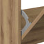 Sko skab 80 x 21 x 125,5 cm Konstrueret træ Artisan Egetræ