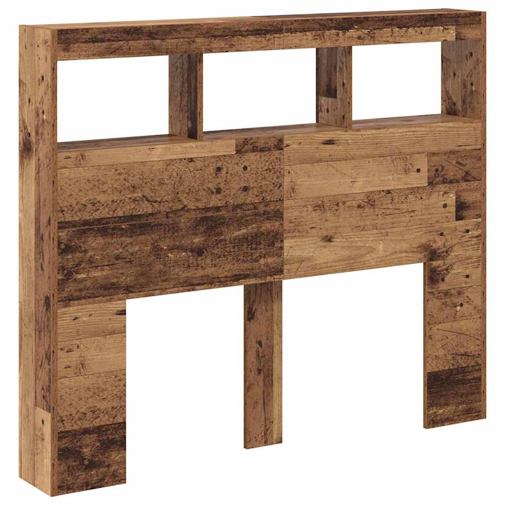 Hovedgærde Gammelt træ 120 x 17 x 102 cm Konstrueret træ