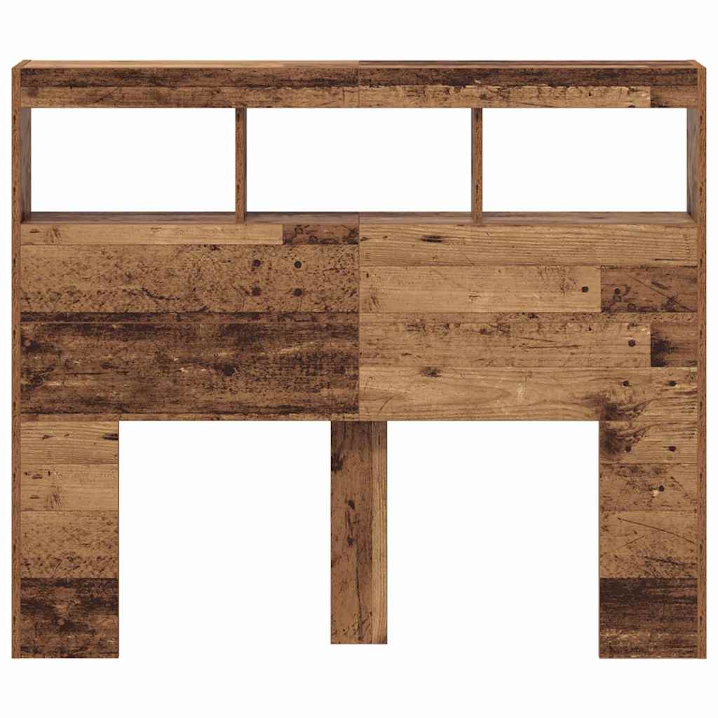 Hovedgærde Gammelt træ 120 x 17 x 102 cm Konstrueret træ