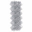 Maschendrahtzaun 25 x 0,6 m Galvaniseret stål Sølv
