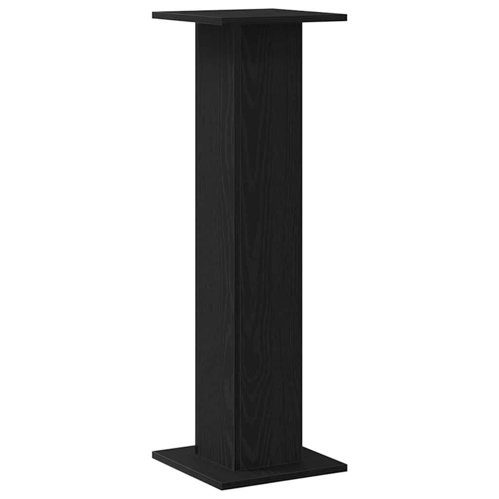 Planteholder 2 pcs Sort eg 30 x 30 x 95 cm Konstrueret træ